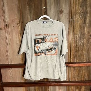 Vintage Texas Longhorns College World Series Tee